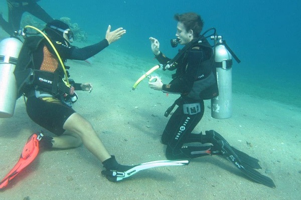 Learning to Dive with Octopus World, Dahab, Egypt