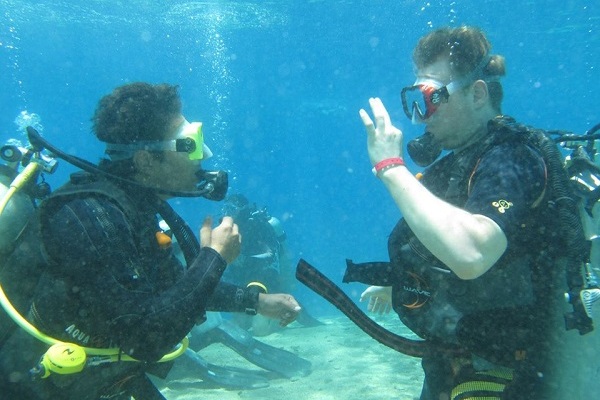 Learning to Dive with Octopus World, Dahab, Egypt