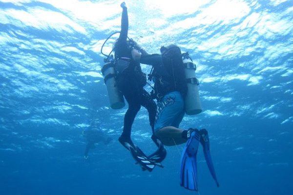 Learning to Dive with Octopus World, Dahab, Egypt